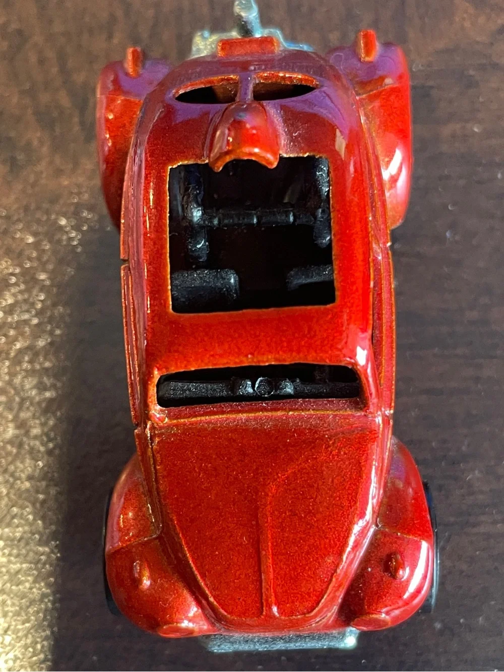 Hot Wheels Redline Series VW Volkswagen Baja Bug Beetle Red Orange Metallic